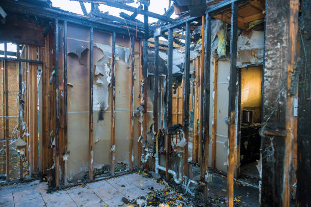 Professional Fire Damage Assessment technician working in Beeville, TX